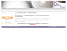 Tablet Screenshot of callcentredirect.net